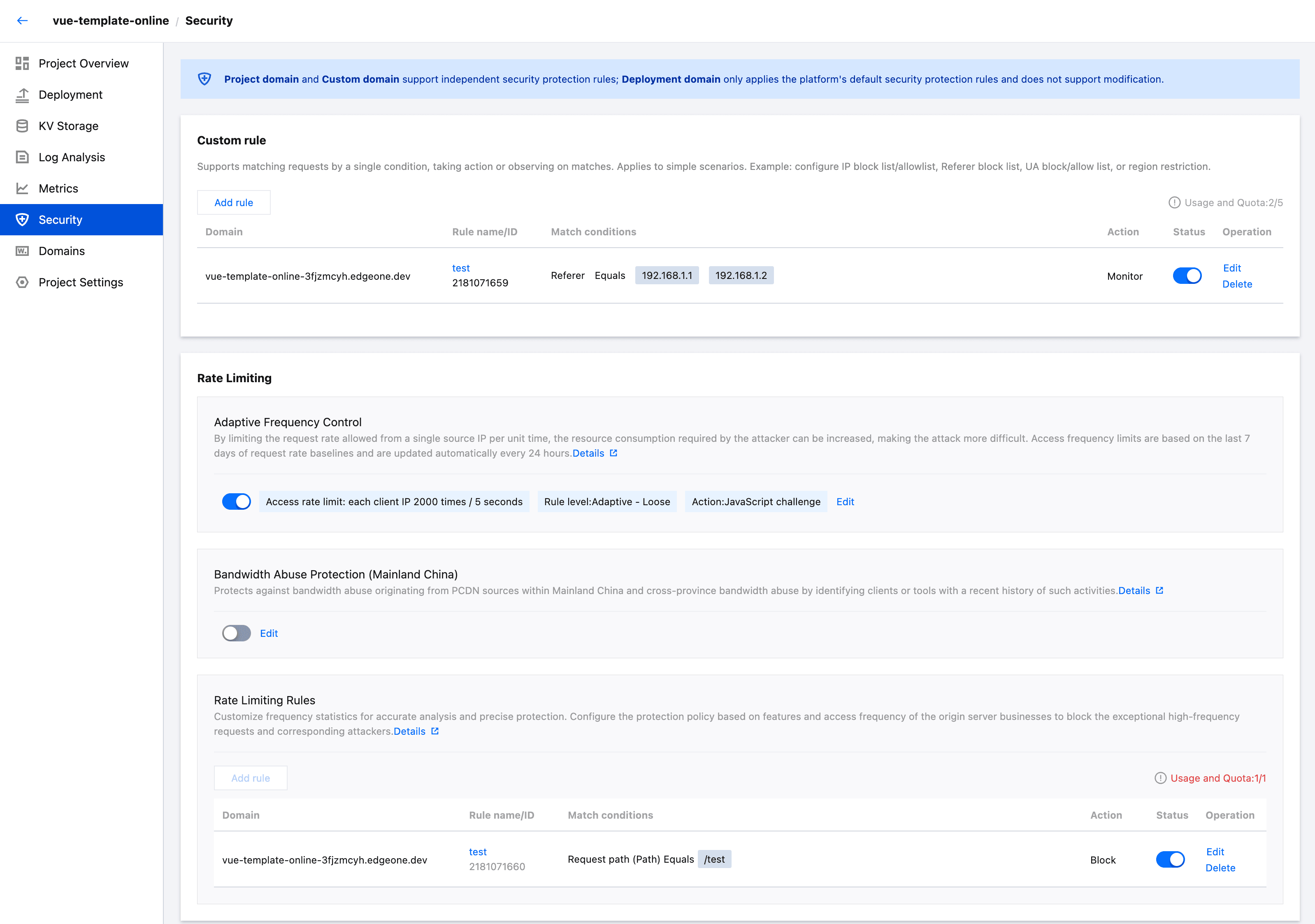 pages security protection