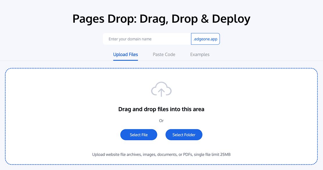 Announcing Pages Drop: Drag, Drop & Deploy - Free Static Website Hosting